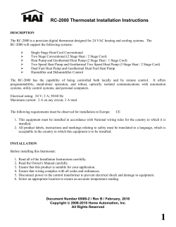 65I00-2 RC-2000 Installation Manual