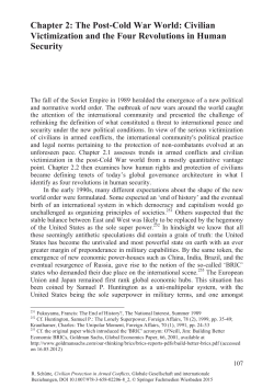Chapter 2: The Post-Cold War World: Civilian Victimization and the
