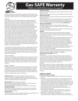 Gas-SAFE Warranty - ABC Home Services