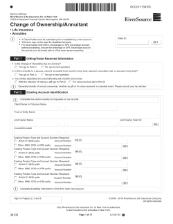 for RiverSource Life Insurance Co. of NY (38105)