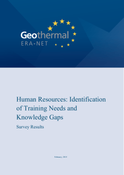 FRONT PAGE - Geothermal ERA-NET