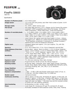 FinePix S8600