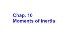 Mass Moment of Inertia