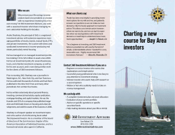 Charting a new course for Bay Area investors