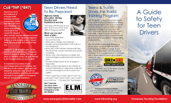 A Guide to Safety for Teen Drivers
