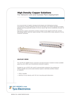 High Density Copper Solutions