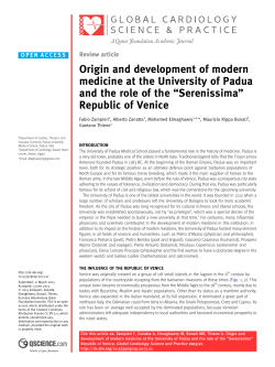 Origin and development of modern medicine at the University of