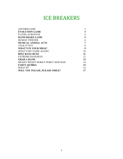 ICE BREAKERS