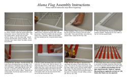 Aluminum Flag Instructions