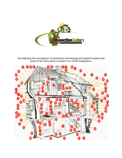 The following list and diagram of construction terminology and