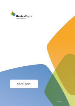 Mahatma G. - Geniusreport