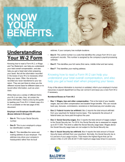 Understanding Your W-2 Form