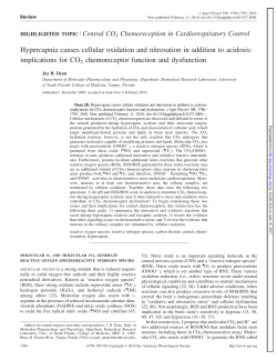 Hypercapnia causes cellular oxidation and nitrosation in addition to
