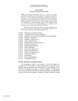 Chapter 42: Constitutional Convention
