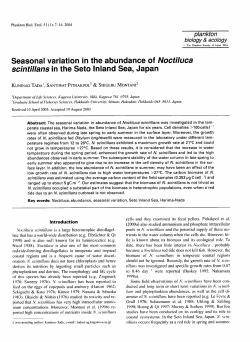 Plankton Biol. Ecol. 51(1)