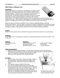3-4 Molar Mass of Butane Lab fy11