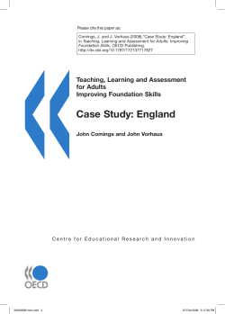 Case Study: England