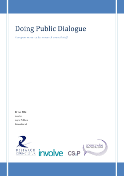 Doing Public Dialogue