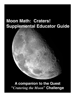 Moon Math Supplemental Guide 1 June 2008, v.1