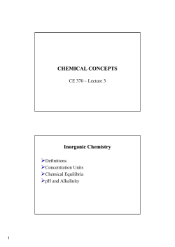 CHEMICAL CONCEPTS 062 Part 1