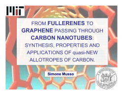 FROM FULLERENES TO CARBON NANOTUBES:
