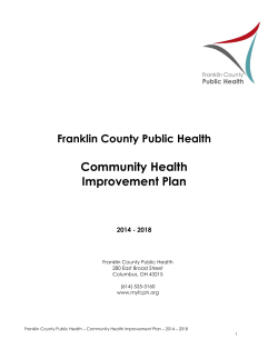 (Community Health Improvement Plan) CHIP 2014