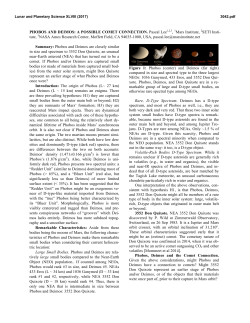 PHOBOS AND DEIMOS: A POSSIBLE COMET CONNECTION