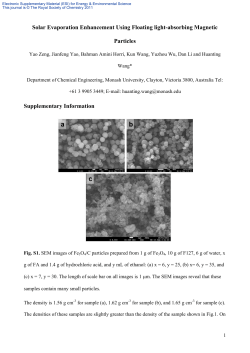 Solar Evaporation Enhancement Using Floating light