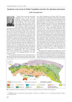 Sandstone rocky forms in Poli