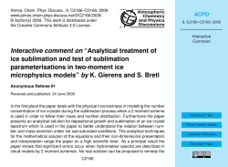Interactive comment on &ldquo;Analytical treatment of ice