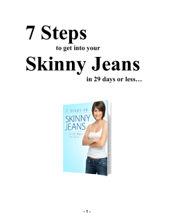 to get into your in 29 days or less&hellip;