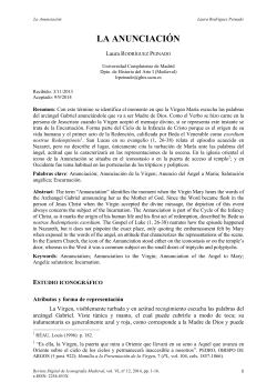 La Anunciaci&oacute;n