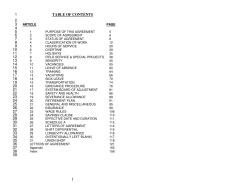 1 TABLE OF CONTENTS 1 2 3 4 5 6 7 8 9 10 11 12 13 14 15 16 17