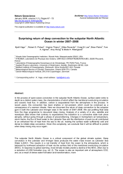 Surprising return of deep convection to the subpolar North Atlantic
