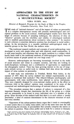 T in a complex heterogeneous society still presents