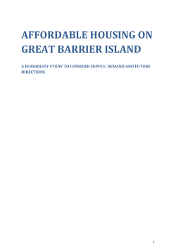 affordable housing on great barrier island