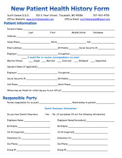 Scott Doman D.D.S. 102 S. Pearl Street, Tecumseh, MI 49286 517