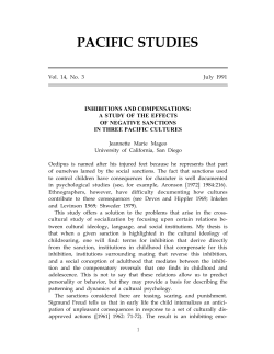 Inhibitions and Compensations: A Study of the Effects of Negative