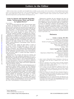 Letters to the Editor