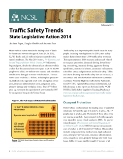 Traffic Safety Trends - National Conference of State Legislatures