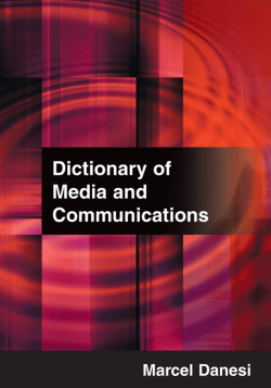 Dictionary of Media and Communications