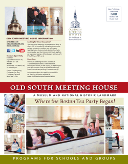 to our School and Group Programs Brochure.