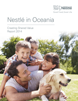Nestl&eacute; in Oceania