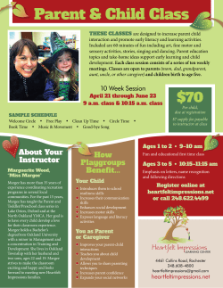 Flyer - Heartfelt Impressions Learning Center