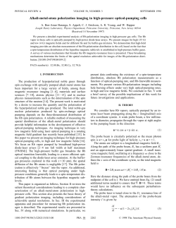 Alkali-metal-atom polarization imaging in high