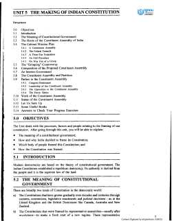 making of costitution