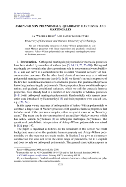 Askey-Wilson polynomials, quadratic harnesses and
