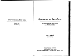 Germany and the United States: The Transformation of the German