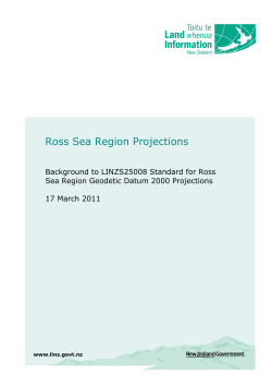 Ross Sea Region Projections