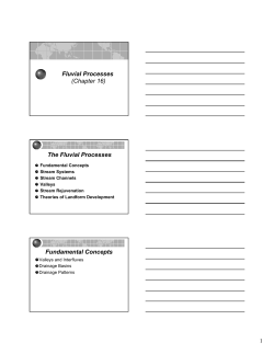 Fluvial Processes
